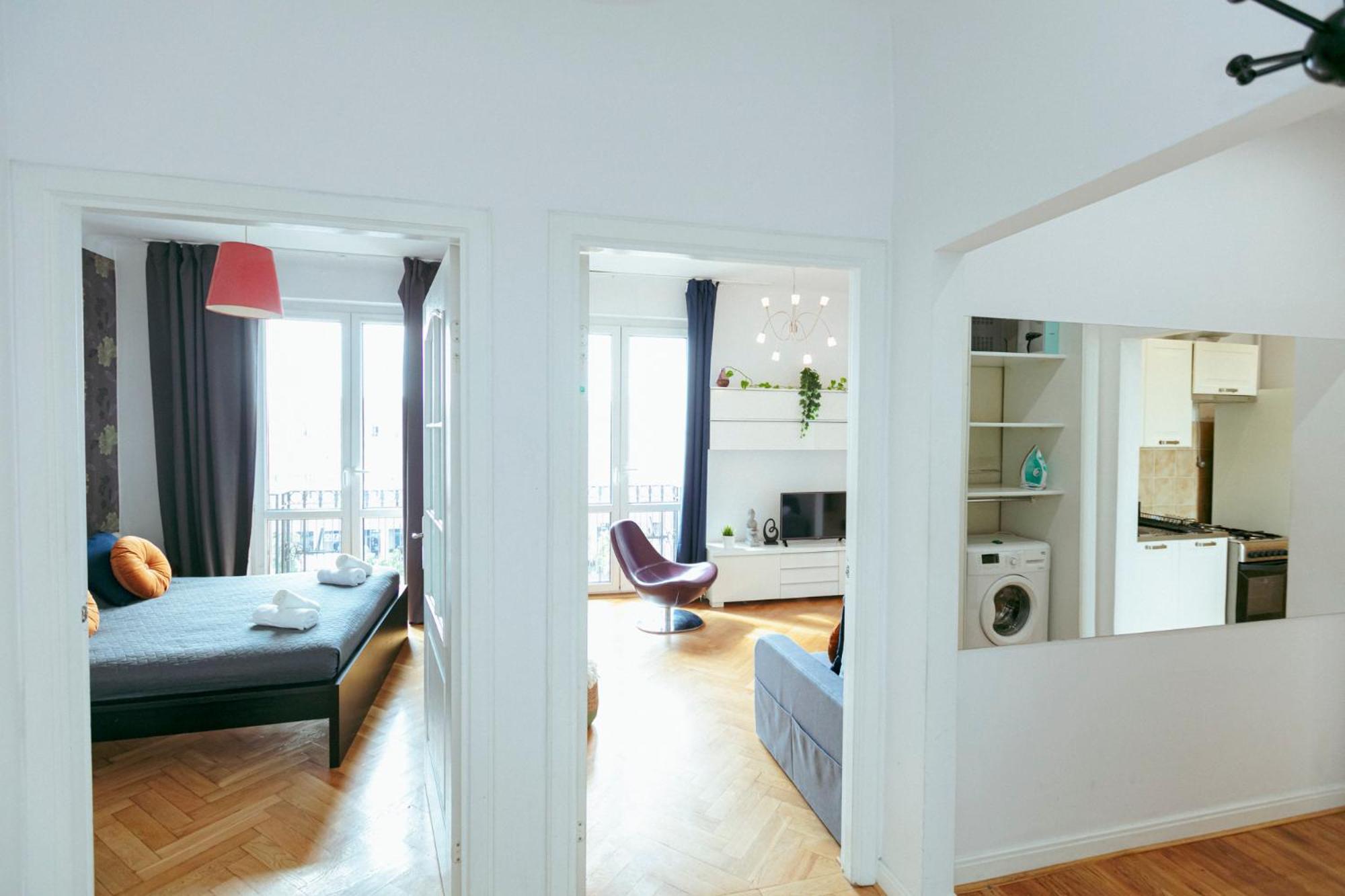 Plac Konstytucji 6 Grey - Bezplatny Garaz Podziemny - Free Parking - Apartament Dla 4 Osob Варшава Екстериор снимка
